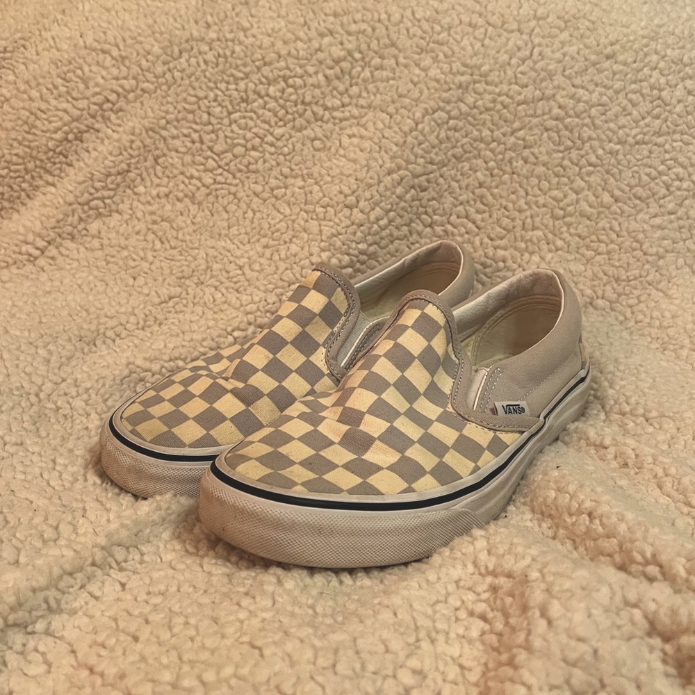 Purple Checkered Vans🪁